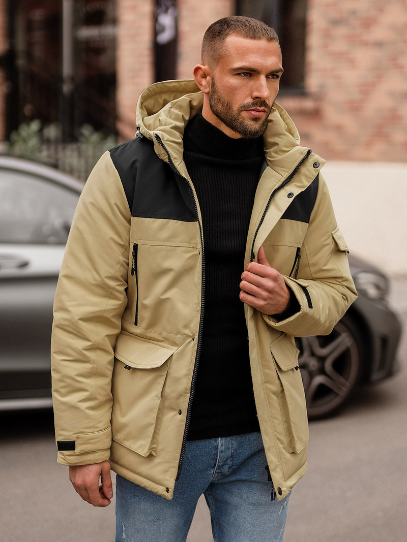 Veste Homme Beige OZONEE JS/22M322/62Z