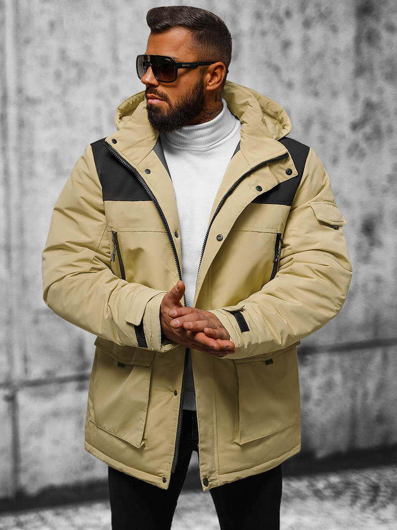 Veste Homme Beige OZONEE JS/22M322/62