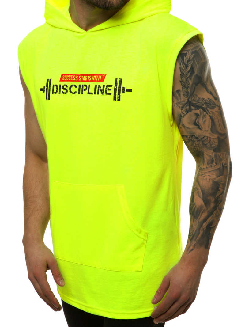 T-Shirt Homme Jaune-néon OZONEE MACH/M1211