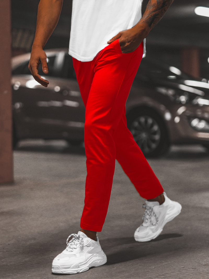 Pantalon de survêtement Homme Rouge B/18203022Z
