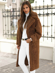 Manteau femme marron OZONEE O/Z01Z