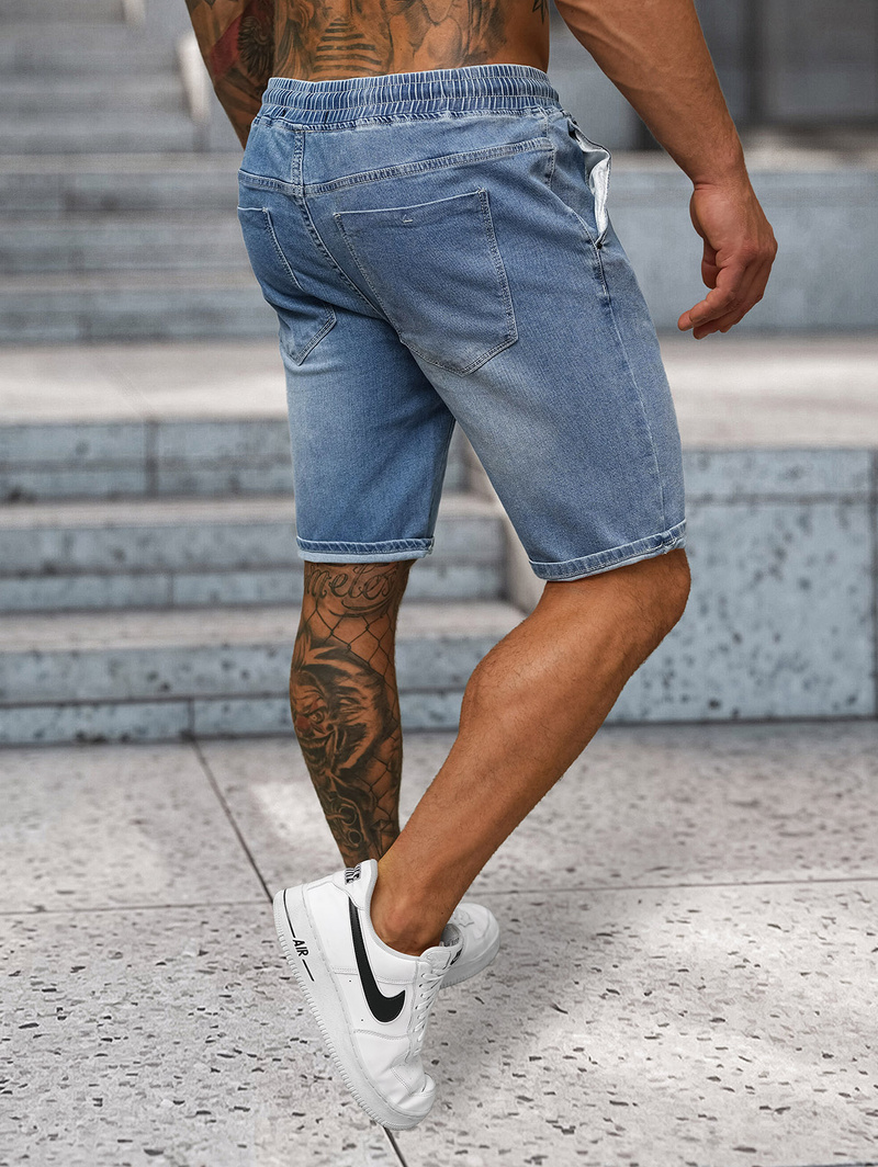 Shorts en Jean Homme Bleu Clair OZONEE NB/MP0314BC
