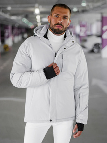 Veste Homme Gris Clair OZONEE JS/91M9906/280