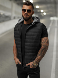 Veste Sans Manches Homme Noir OZONEE JS/8M983/392
