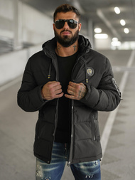 Veste homme noir OZONEE JS/57M7503/392Z
