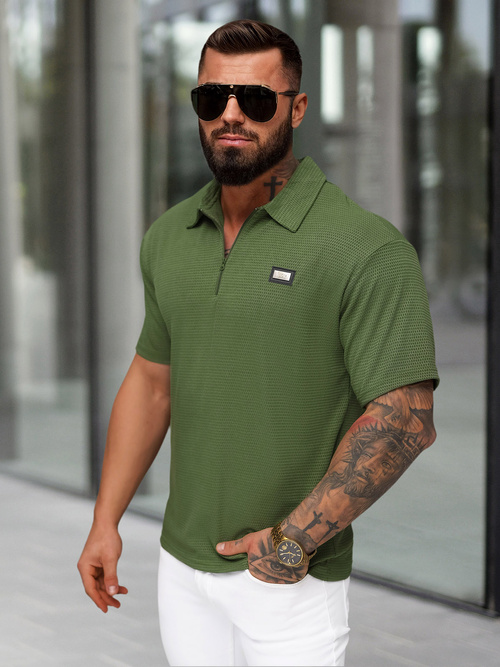 Polo Homme Kaki OZONEE O/YN2/593