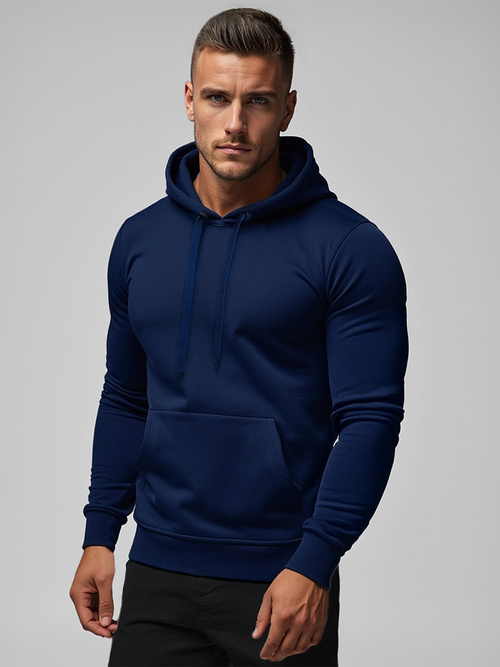 Sweatshirt Homme Bleu foncé OZONEE JS/2009Z