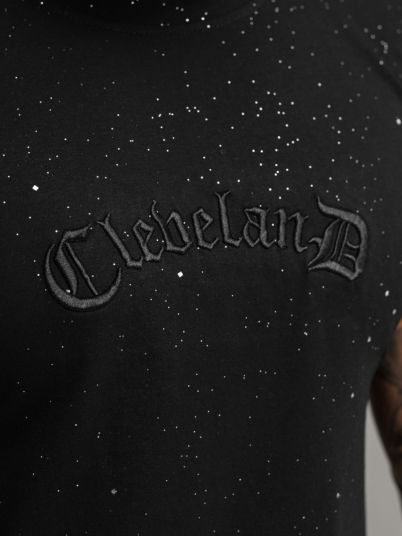 T-shirt Homme Noir OZONEE O/QQ1386