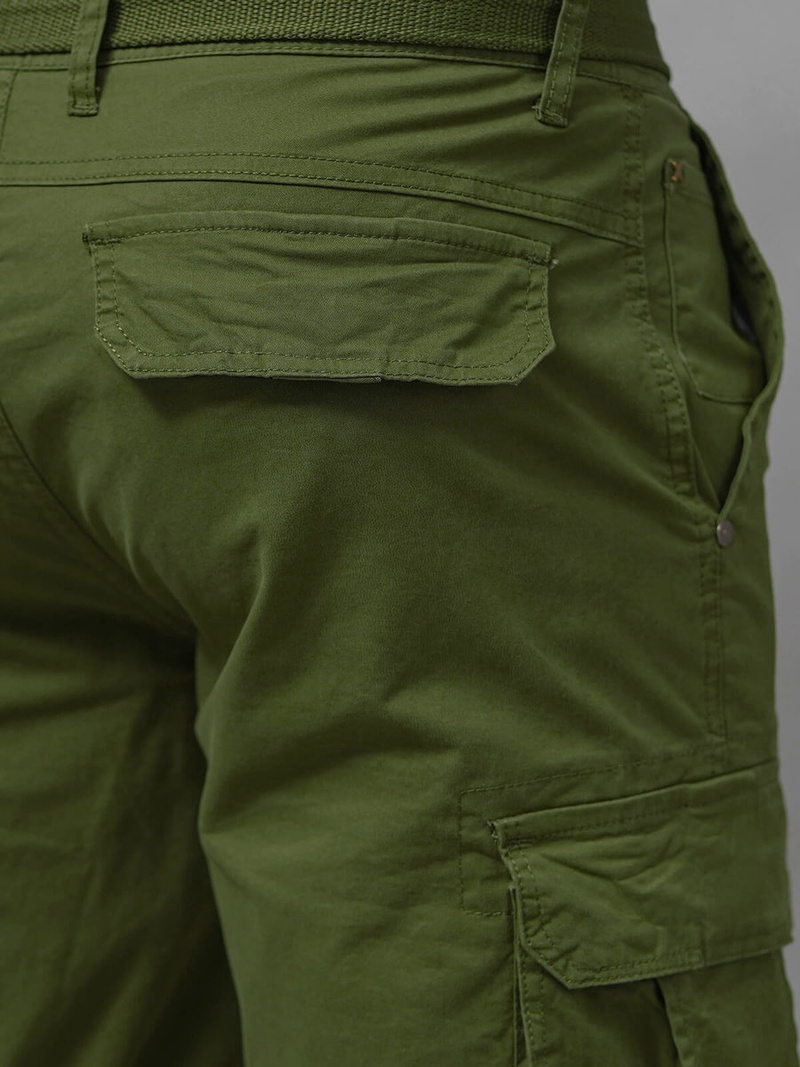 Short Chino Homme 3/4 Vert OZONEE T/XX160082/3
