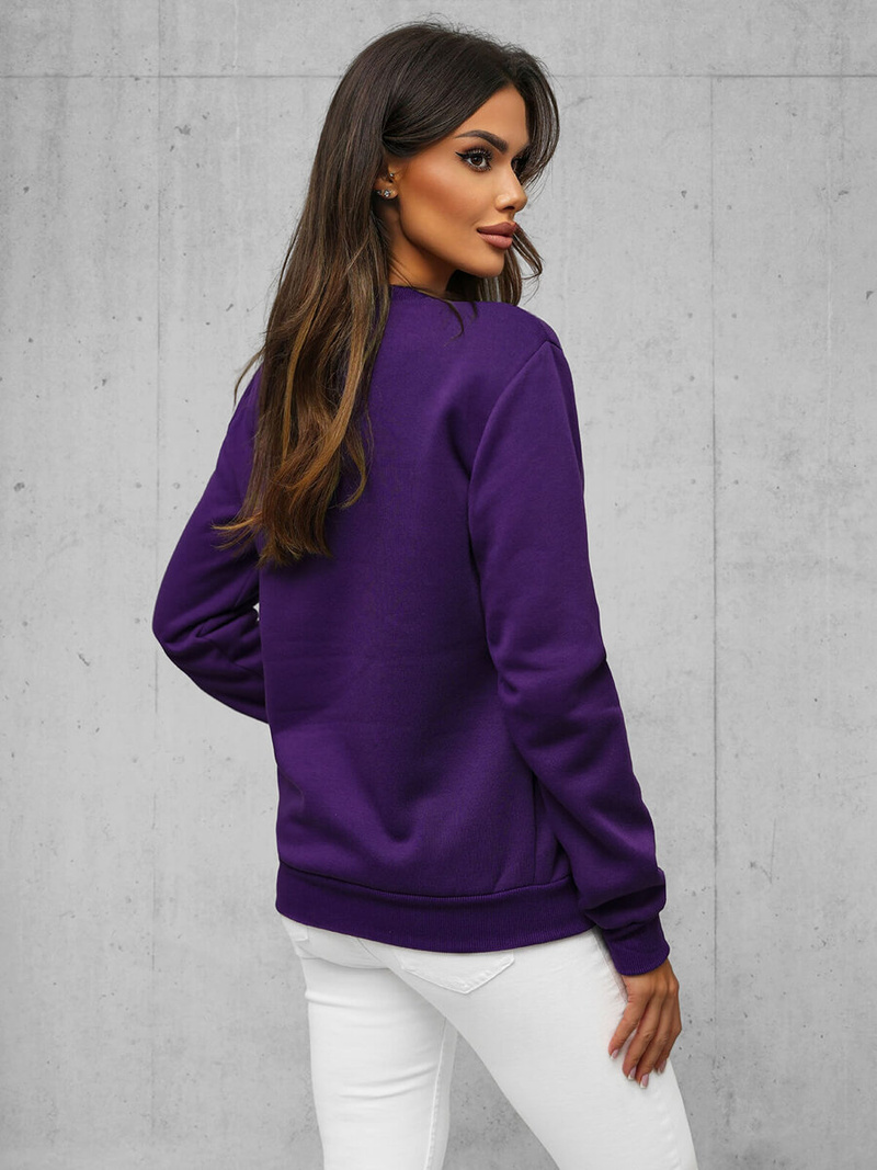 Sweat Femme Violet OZONEE JS/W01Z