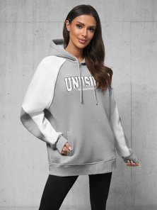 Sweatshirt à capuche gris OZONEE O/SWE23027