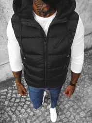 Veste sans manches Homme noir OZONEE N/7126