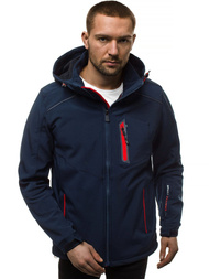 Veste Homme Bleu foncé-rouge OZONEE GE/12259Z