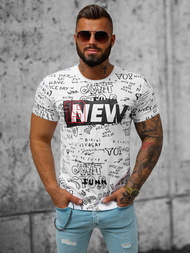 T-shirt Homme Blanc OZONEE JS/8T961