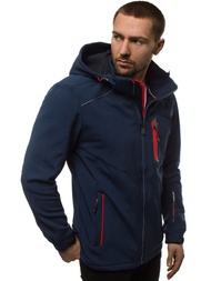 Veste Homme Bleu foncé-rouge OZONEE GE/12259Z