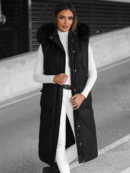 Gilet femme noir OZONEE JS/5M3166/392Z
