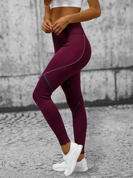 Legging Femme Bordeaux OZONEE O/YY9272