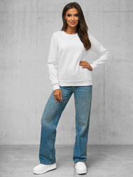 Sweat Femme Blanc OZONEE JS/W01Z