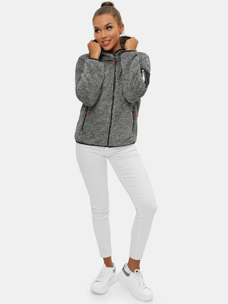 Veste Femme Gris Foncé OZONEE JS/KSW7002