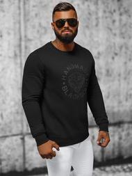 Sweatshirt Homme Noir OZONEE NB/MF2008