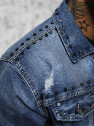 Veste en jean Homme bleu OZONEE NB/MJ504BZ