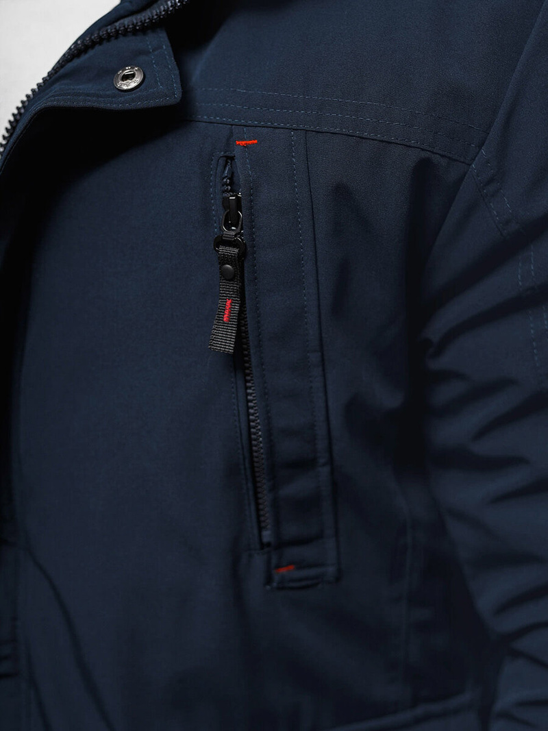 Veste Homme Bleu Foncé OZONEE JS/5M718/215