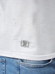 T-shirt Homme Blanc OZONEE O/QQ1388