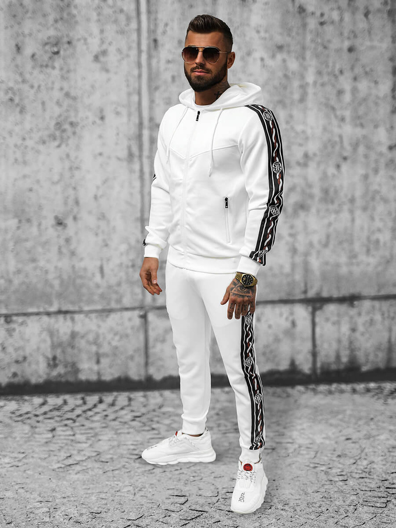Survêtement Homme Blanc OZONEE O/3A167