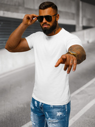 T-shirt Homme Blanc OZONEE JS/712005Z