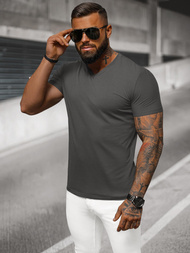 T-Shirt Homme Gris Foncé OZONEE NB/MT3099