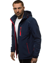 Veste Homme Bleu foncé-rouge OZONEE GE/12259Z