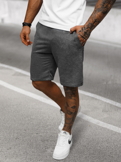 Short Homme Gris Foncé OZONEE JS/8K100/5Z