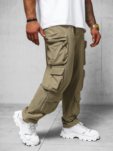 Pantalon Homme Beige Foncé OZONEE O/PS5528