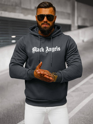 Sweatshirt à capuche homme gris foncé OZONEE JS/27B6509/5