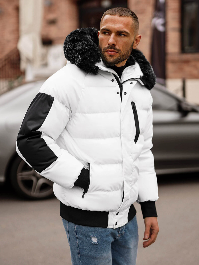 Veste Homme Blanc OZONEE O/M798Z