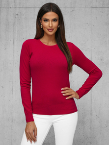 Pullover Femme Bordeaux OZONEE JS/8005/5
