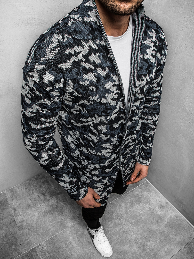 Pullover Homme Bleu foncé OZONEE MECH/0929Z