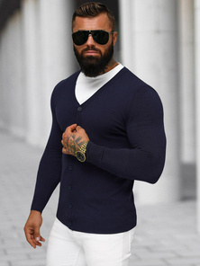 Pullover Homme Bleu Foncé OZONEE NB/MM6006/6Z