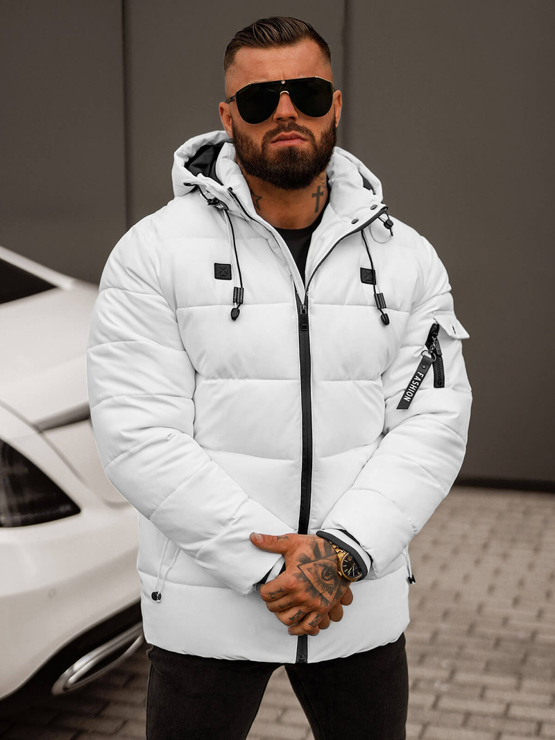 Veste homme blanc OZONEE JS/57M7502/281