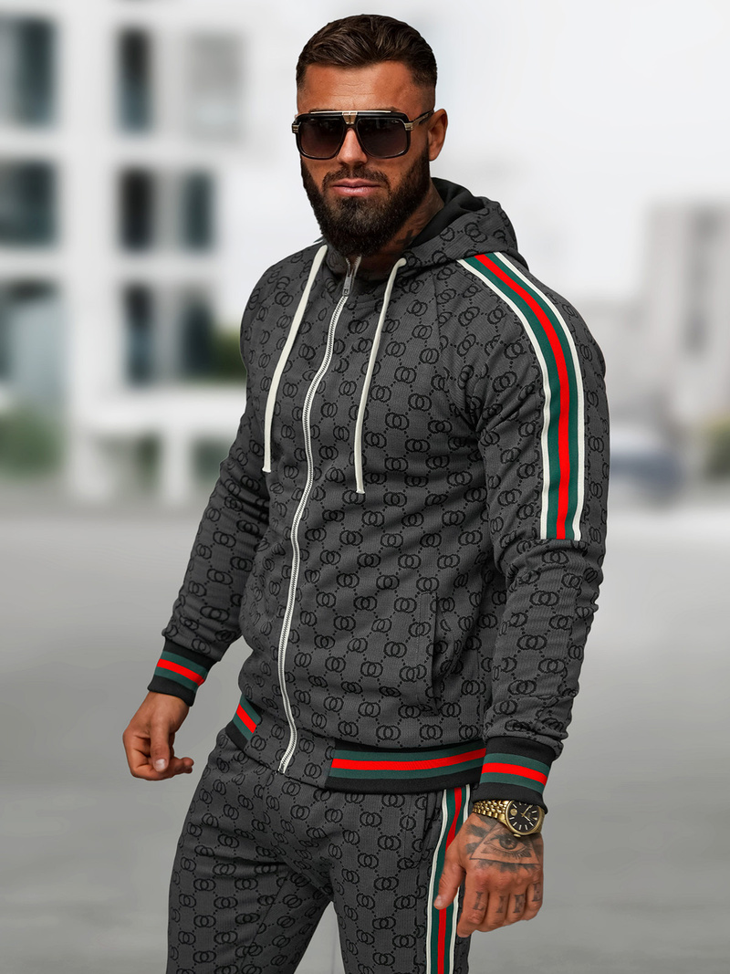 Survêtement Homme Noir OZONEE O/FF5111AB