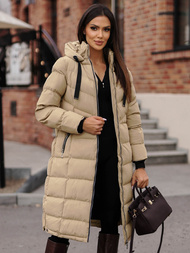 Veste femme beige OZONEE JS/M736/62Z