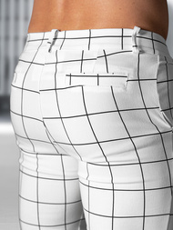 Pantalon Chino Homme Blanc OZONEE O/P4009Z