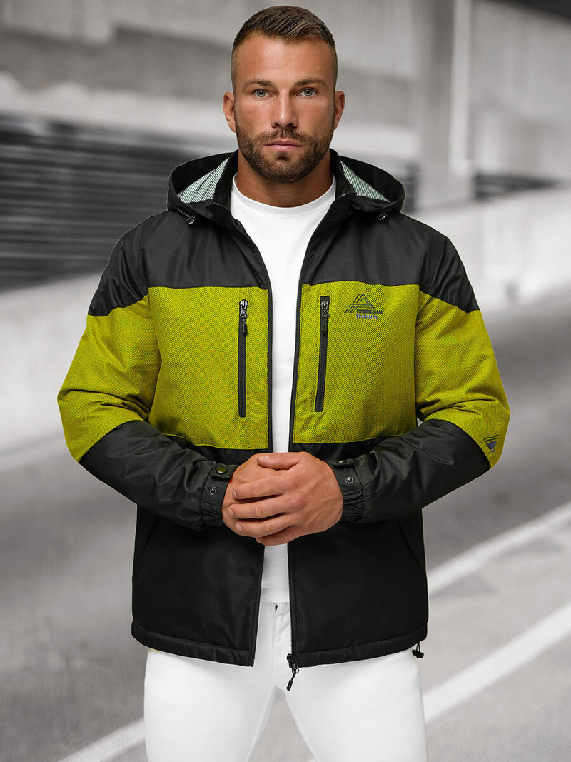 Veste Homme Noir OZONEE JS/22M310/392Z