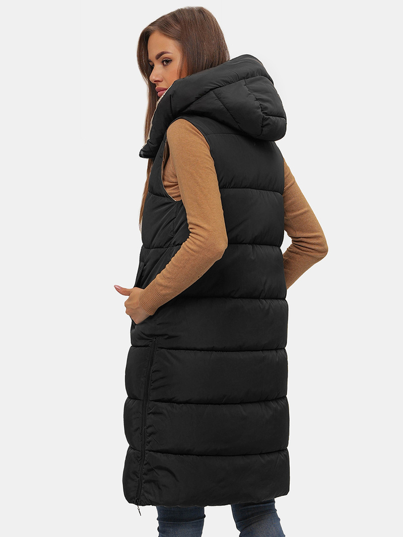 Gilet femme réversible noir OZONEE O/H1121/99